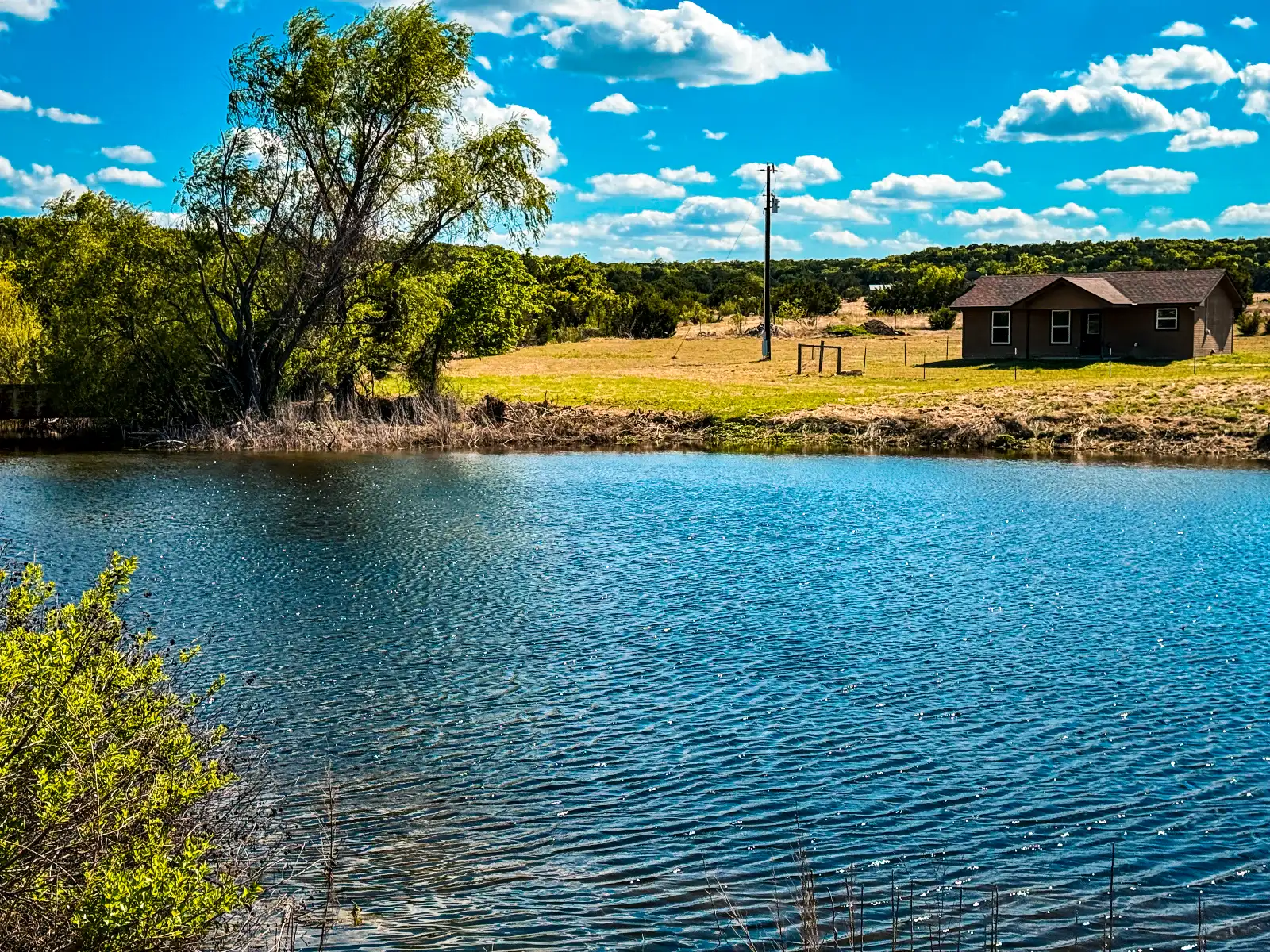 29 Acres with Stocked Pond & Cabin — A Private Central Texas Escape