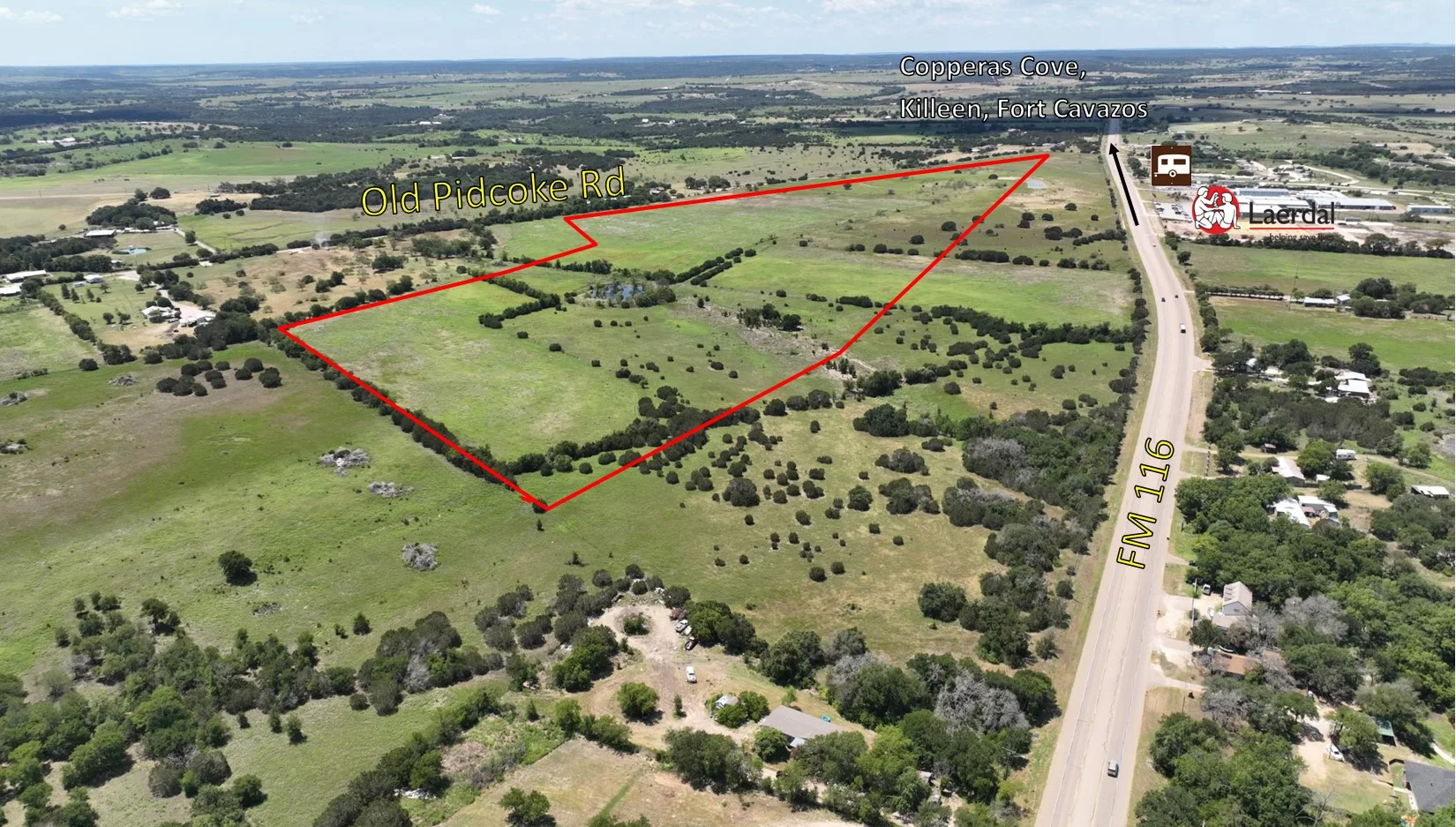 73.25 acres of city-annexed development land in Gatesville, Texas